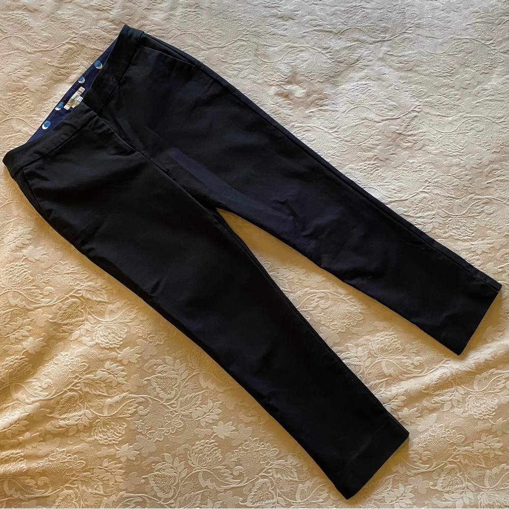 Boden black ankle pants trousers sz 8